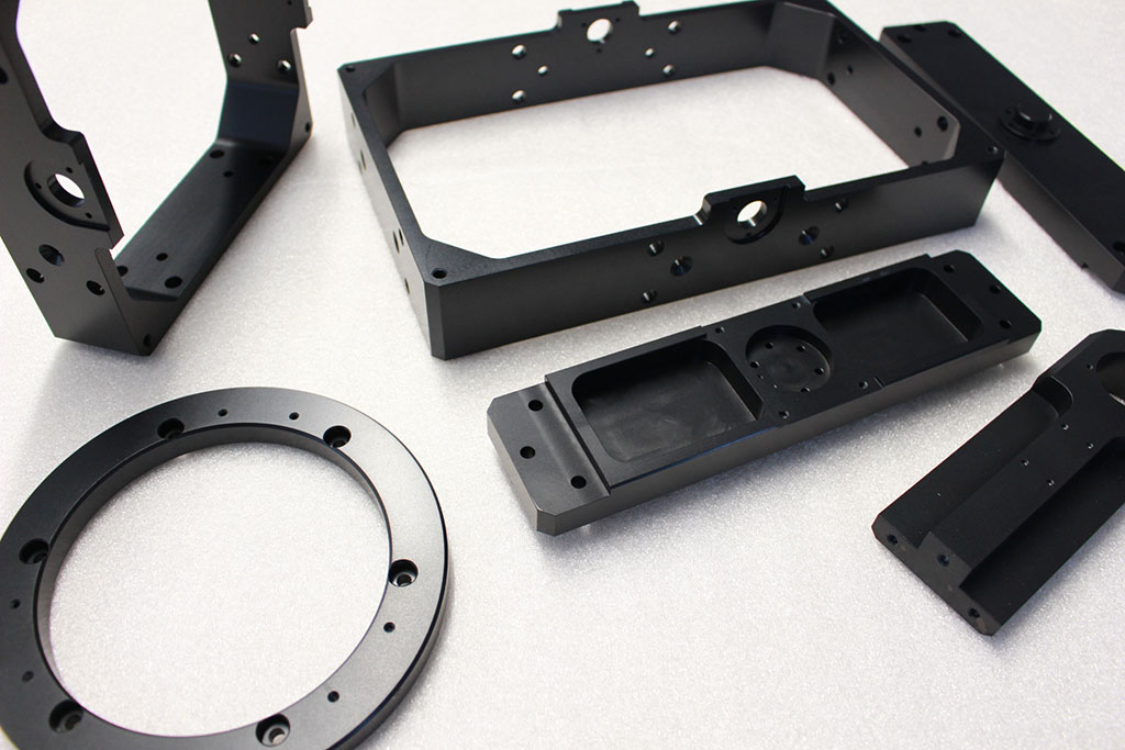 Aluminiumfrästeile eloxiert